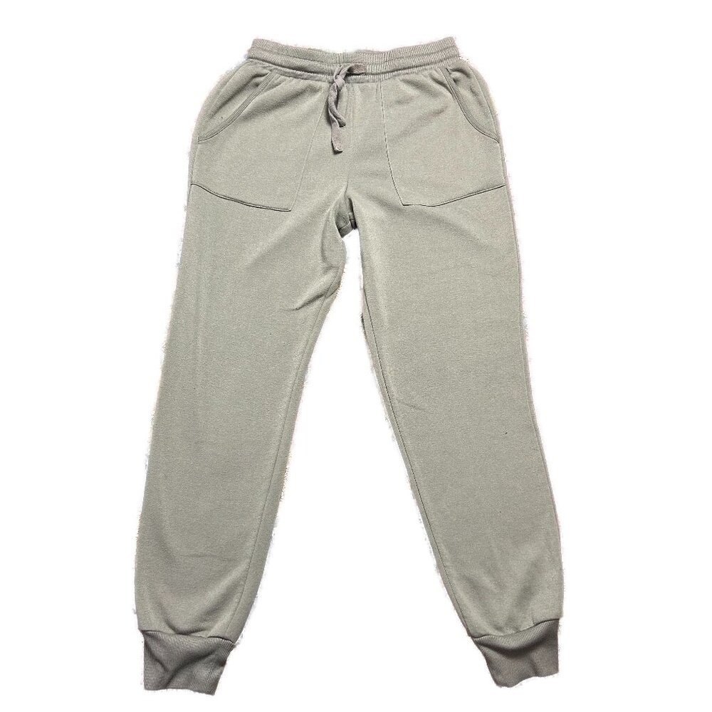 Cozie By Pink Rose Lounge Casual Plush Jogger Pants Green Size M